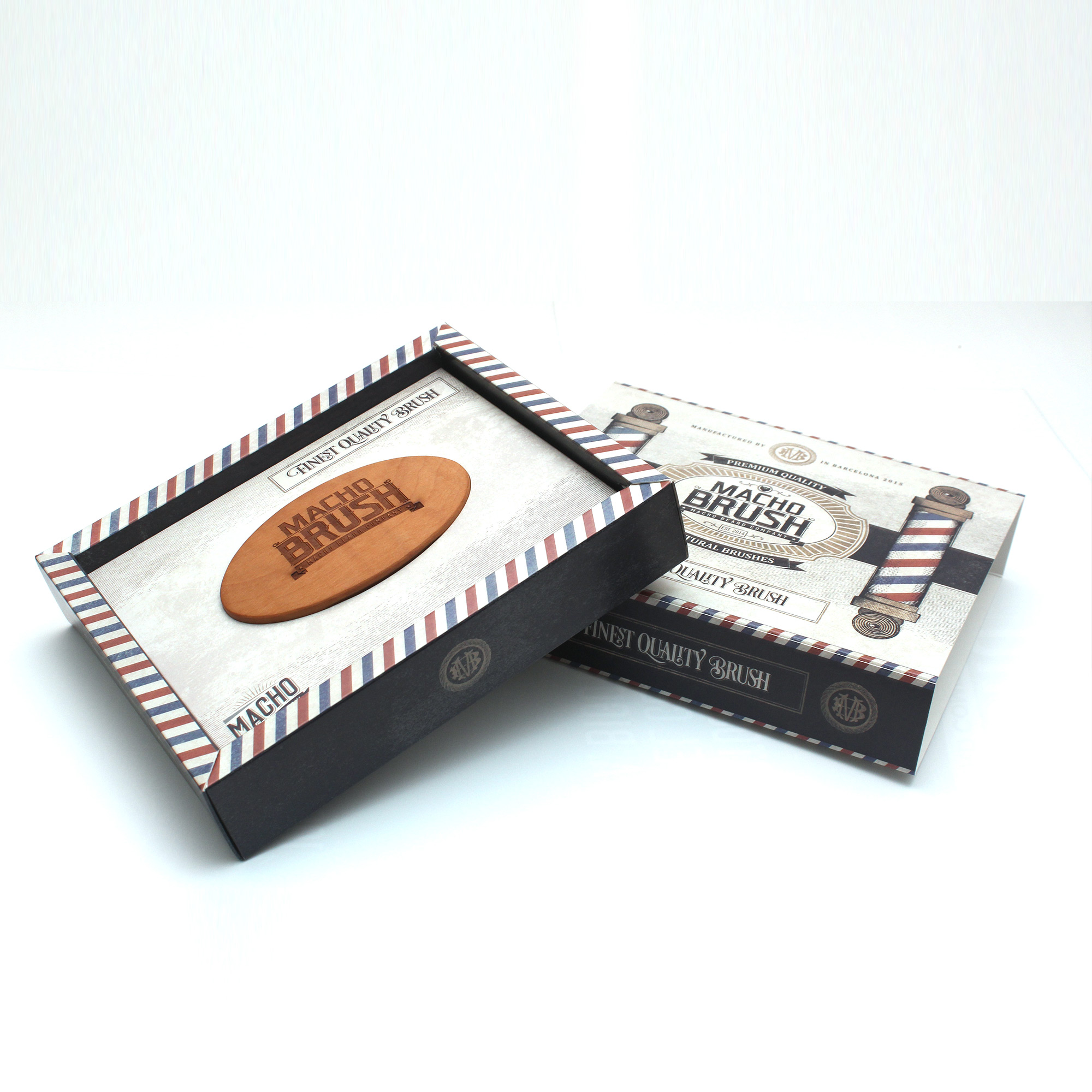 Macho BEard Company Military Brush